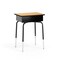 Emma and Oliver Student Desk with Open Front Metal Book Box - School Desk
